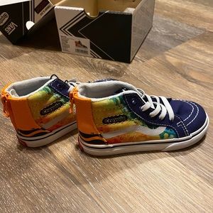 NIB Crayola Toddler Vans size 8.5